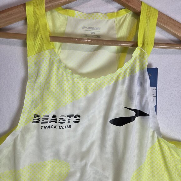 Brooks Beasts Pro Elite Singlet Mens XS Running Tank Moisture Wicking Seattle - Picture 2 of 7